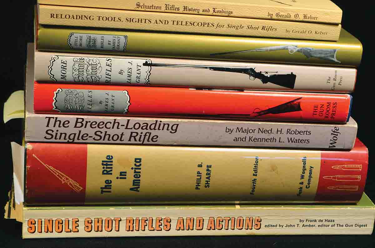 A selection of books is required by any serious student of Stevens rifles – or American single-shots in general. There are two more James J. Grant books that are worth having, too, but they are not cheap.